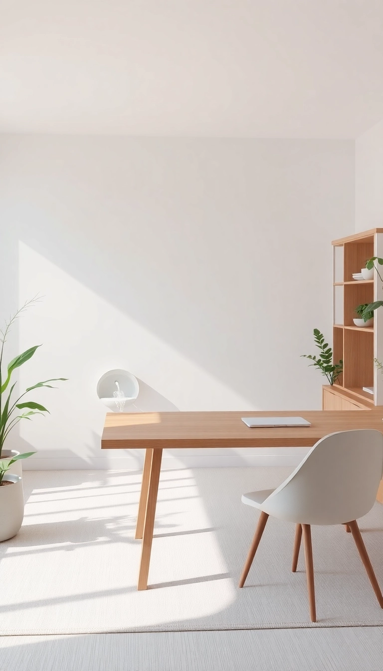 20+ Stunning Office Inspiration Ideas You Need to See - 15. Zen Workspace