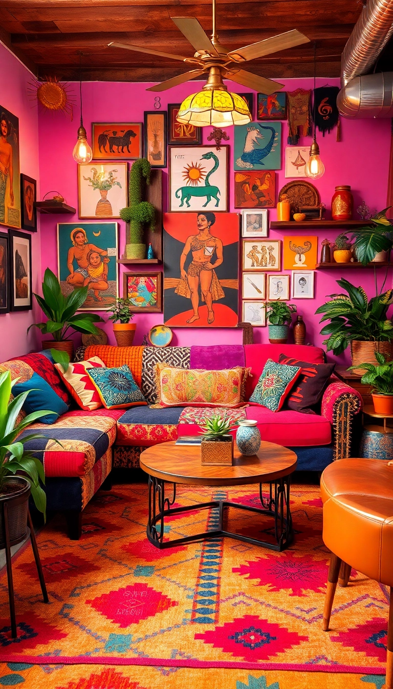 20+ Stunning Living Room Decor Ideas You Need to See - 7. Eclectic Energy