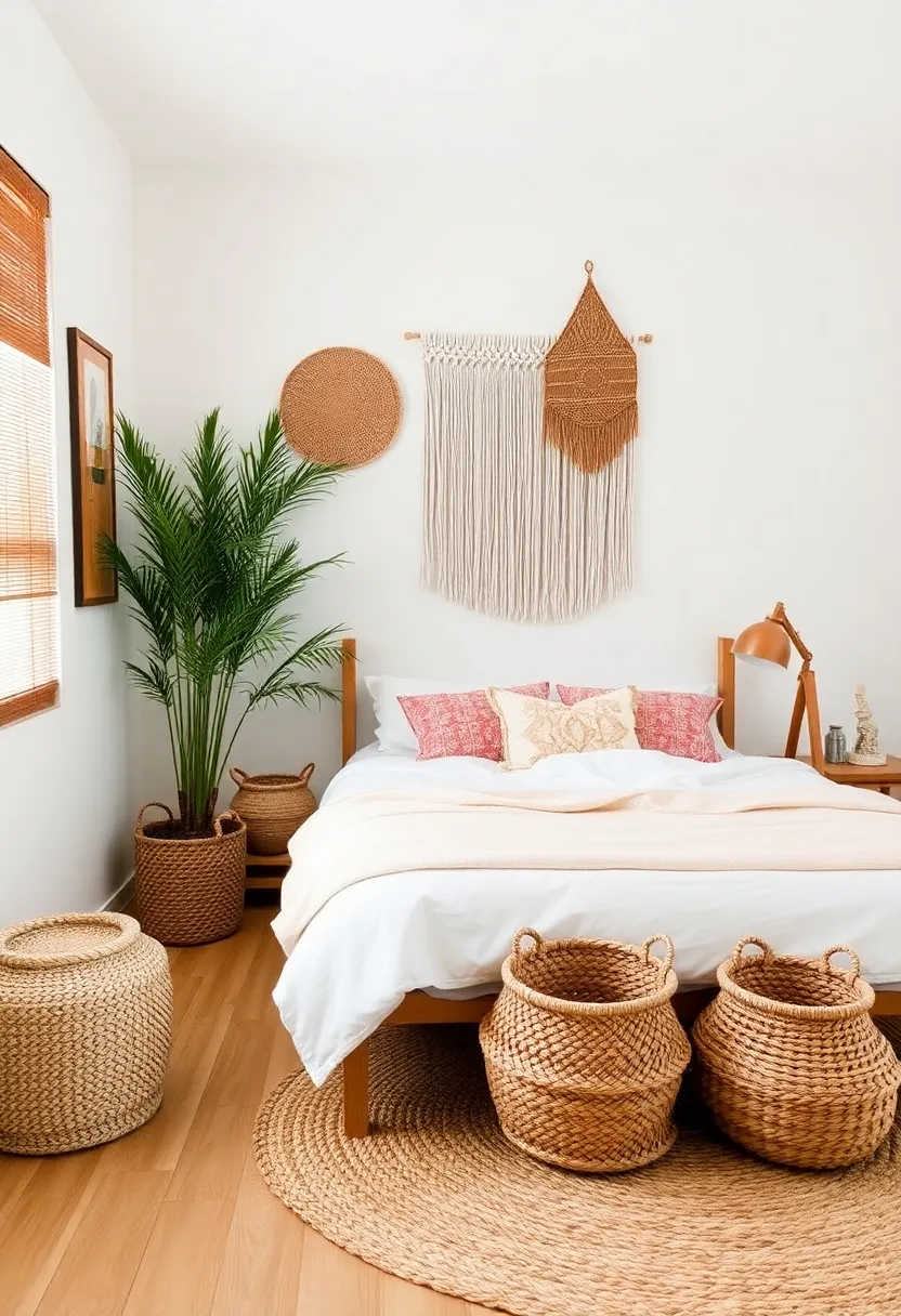 21 Boho Bedroom Ideas That Will Transform Your Space into a Dreamy Retreat! - 8. Woven Textures