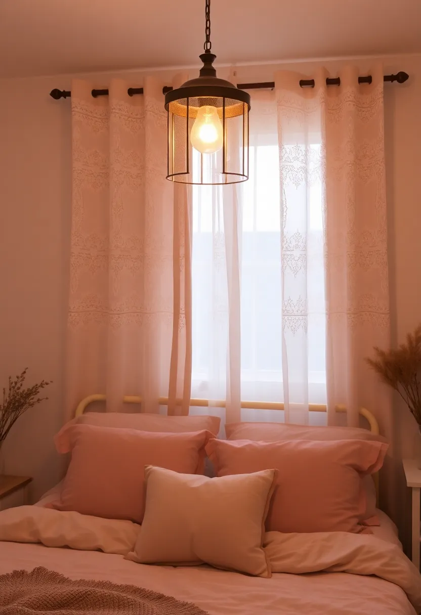 21 Boho Bedroom Inspirations That Will Make You Want to Redecorate ASAP! - 17. Soft, Romantic Accents