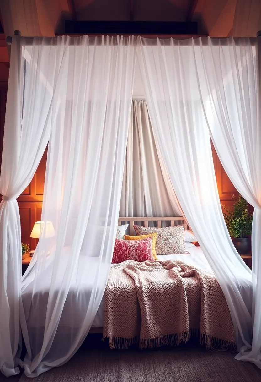 21 Boho Bedroom Inspirations That Will Make You Want to Redecorate ASAP! - 10. Bohemian Canopy Beds