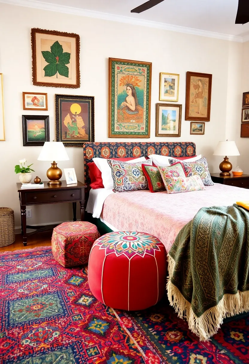 21 Boho Bedroom Inspirations That Will Make You Want to Redecorate ASAP! - 11. Global Influences