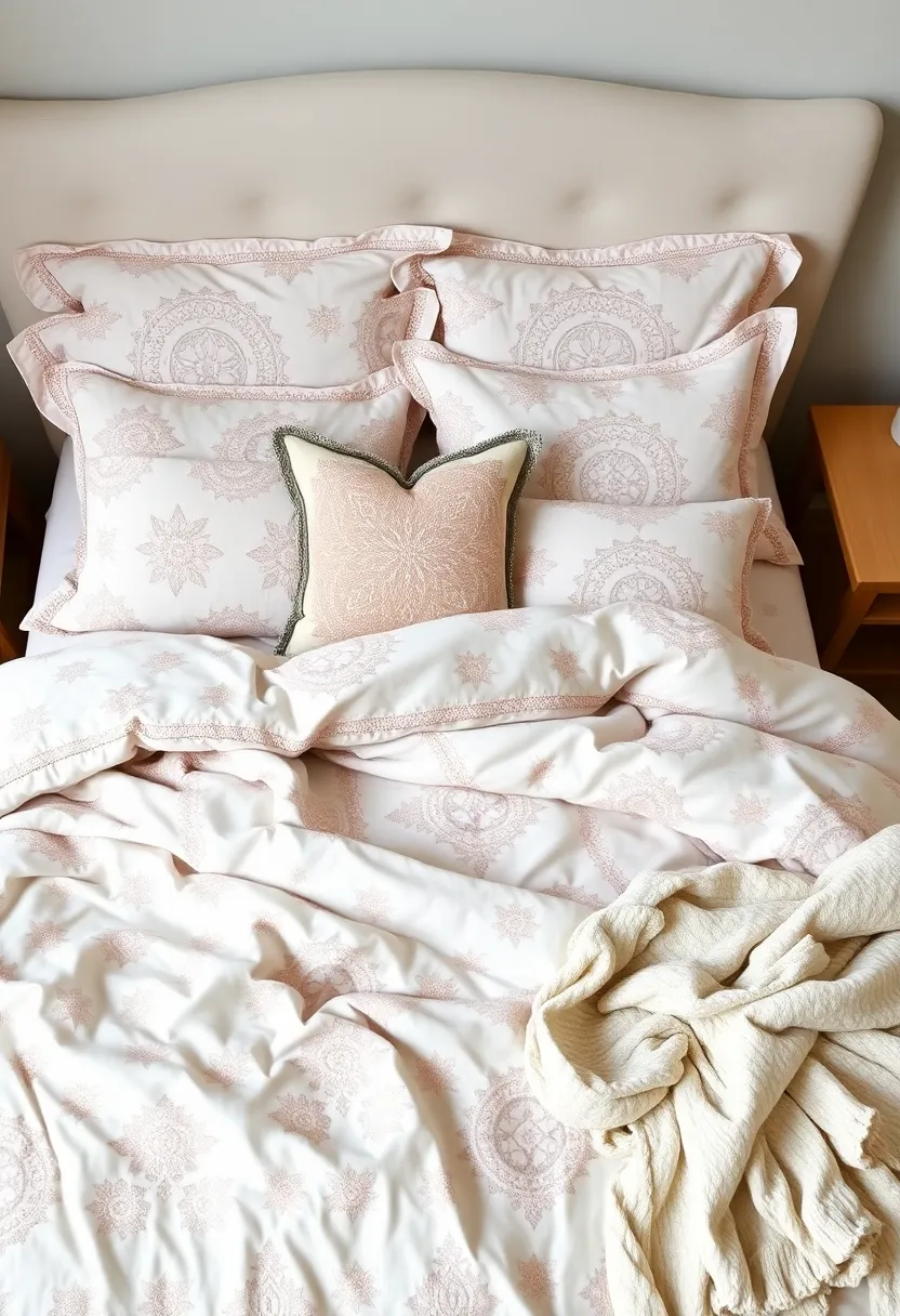 21 Boho Bedroom Inspirations That Will Make You Want to Redecorate ASAP! - 16. Dreamy Bedding