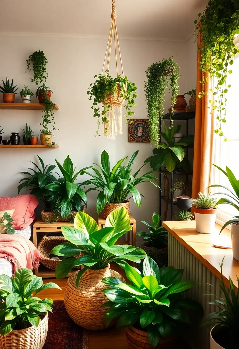21 Boho Bedroom Inspirations That Will Make You Want to Redecorate ASAP! - 4. Indoor Plants Galore