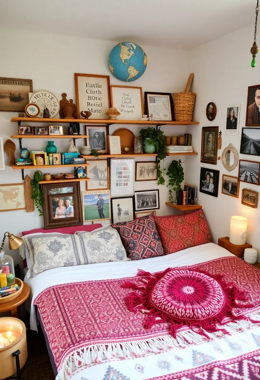 21 Boho Bedroom Inspirations That Will Make You Want to Redecorate ASAP! - 13. Personal Touches
