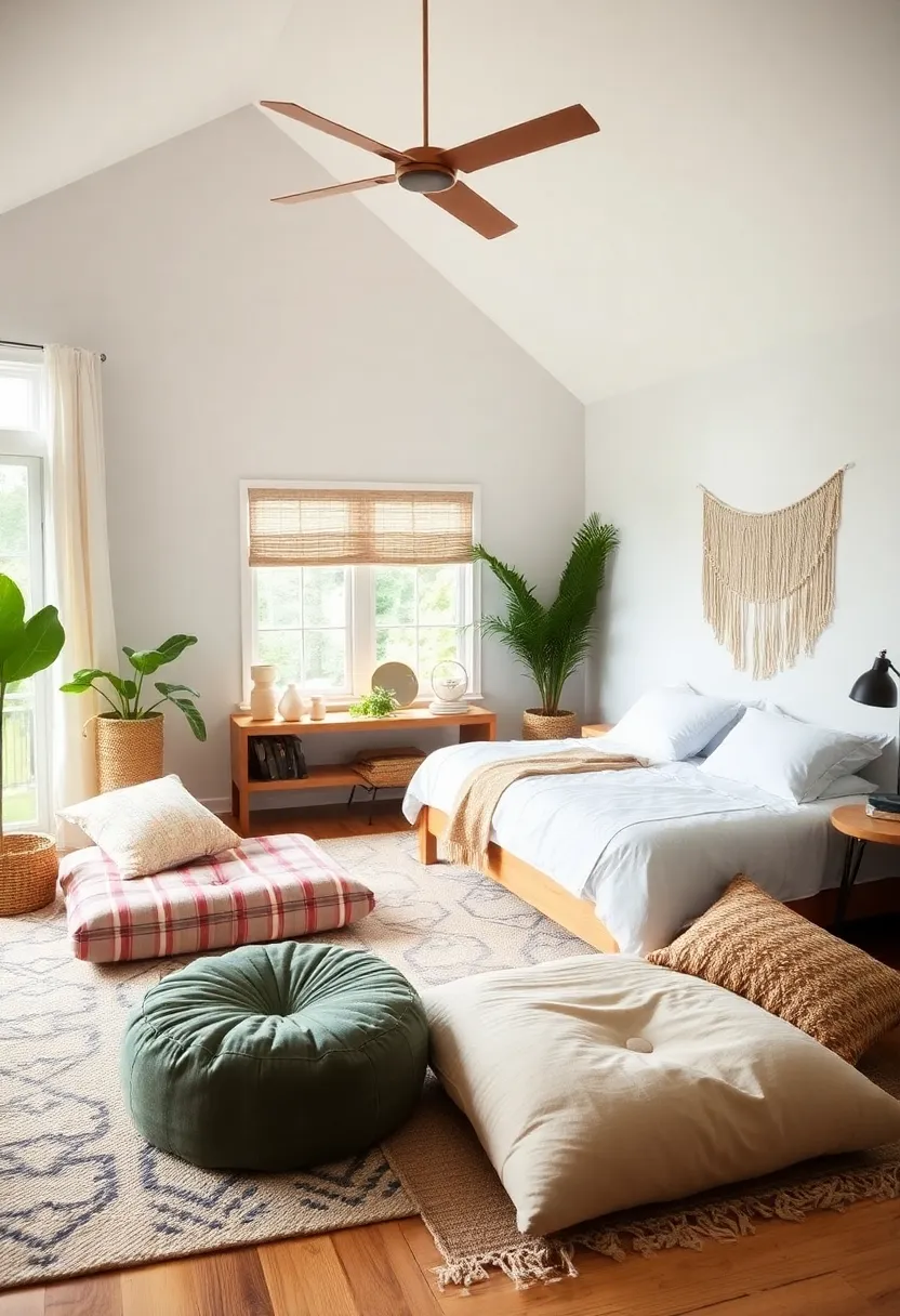 21 Boho Bedroom Ideas That Will Transform Your Space into a Dreamy Retreat! - 12. Unique Furniture Arrangements