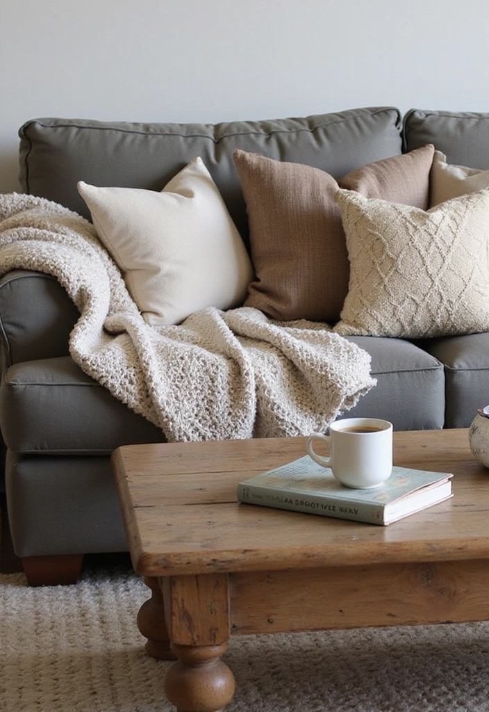 25 Farmhouse Decor Ideas That'll Make Your Home Feel Like a Cozy Retreat (You Won't Believe #12!) - 2. Cozy Textiles