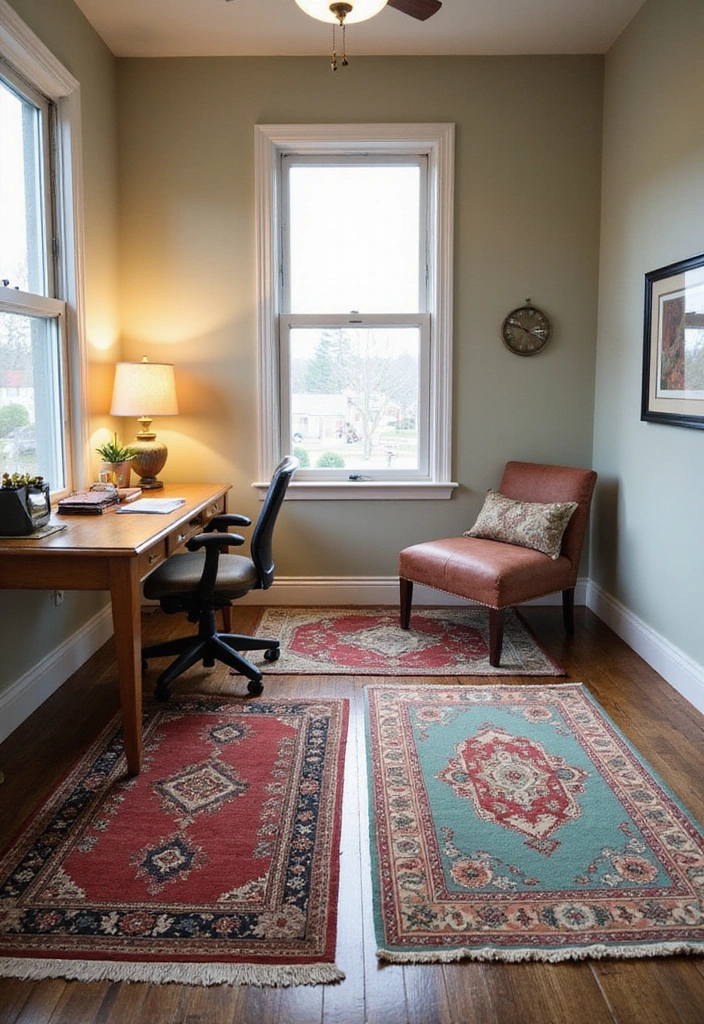 15 Small Office Ideas That'll Transform Your Workspace Into a Productivity Powerhouse! - 12. Create Zones