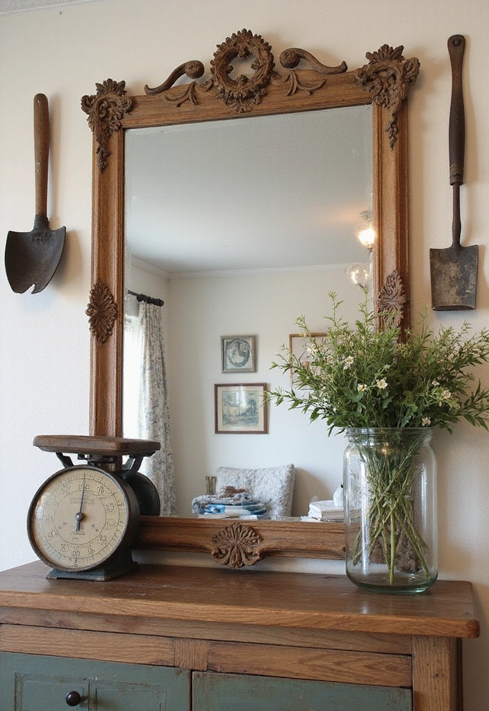 25 Farmhouse Decor Ideas That'll Make Your Home Feel Like a Cozy Retreat (You Won't Believe #12!) - 9. Vintage Finds