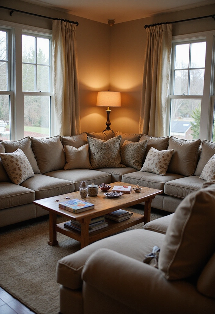 20 Cozy Farmhouse Living Room Ideas That'll Make You Want to Stay In (#9 is Pure Magic!) - 15. Family-Centric Spaces