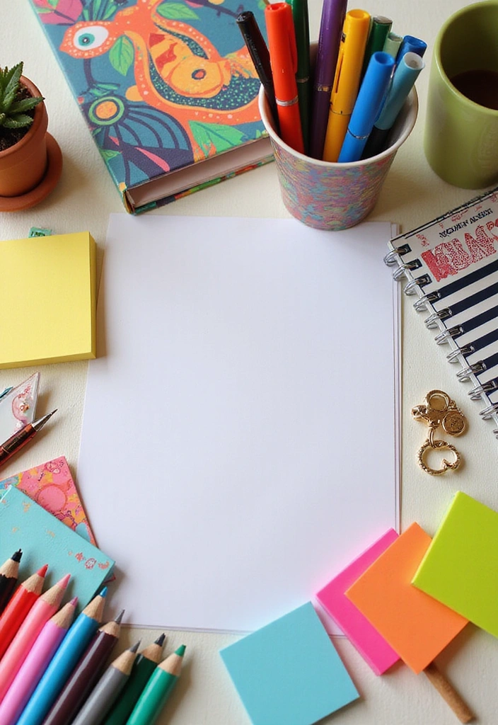 15 Inspiring Office Decor Ideas That'll Transform Your Workspace and Boost Your Mood! - 12. Choose Unique Office Supplies