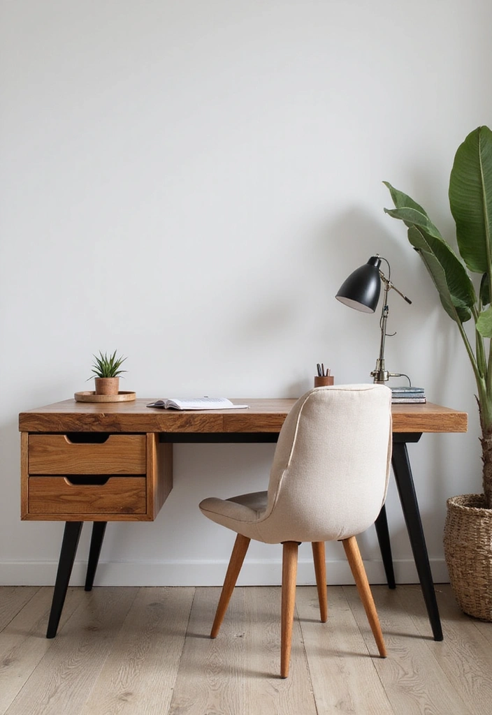 15 Inspiring Office Decor Ideas That'll Transform Your Workspace and Boost Your Mood! - 3. Go for a Statement Desk