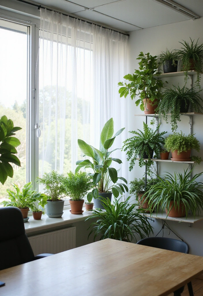 15 Inspiring Office Decor Ideas That'll Transform Your Workspace and Boost Your Mood! - 1. Embrace Biophilic Design