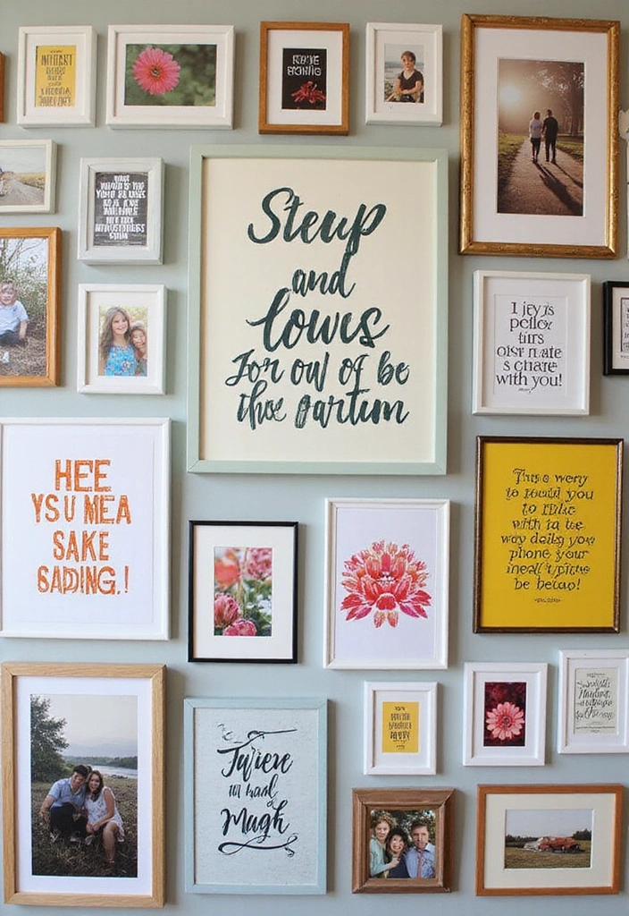 15 Inspiring Office Decor Ideas That'll Transform Your Workspace and Boost Your Mood! - 2. Create a Gallery Wall
