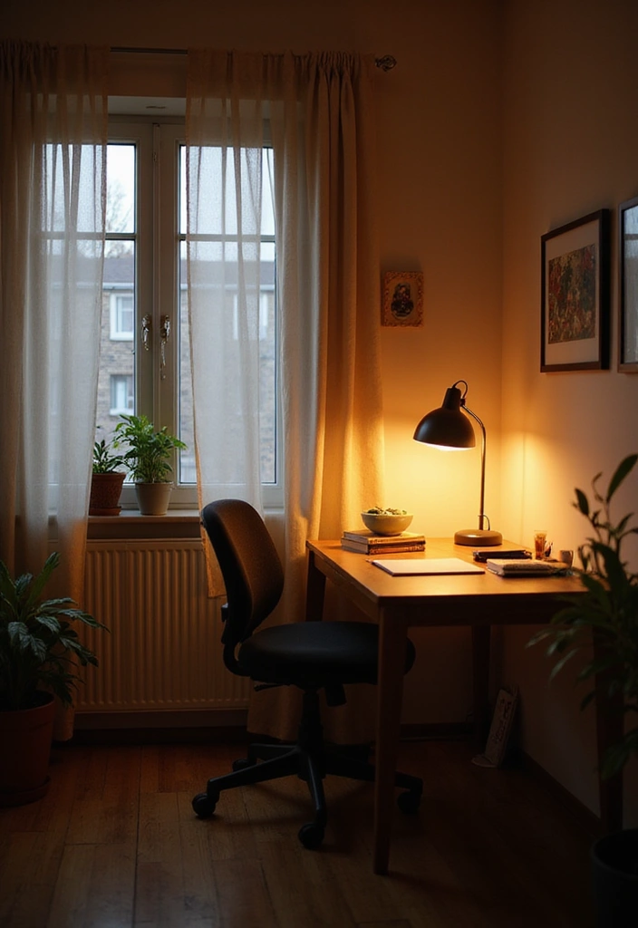 15 Small Office Ideas That'll Transform Your Workspace Into a Productivity Powerhouse! - 11. Lighting Matters
