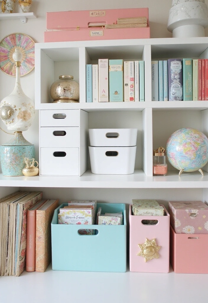 15 Small Office Ideas That'll Transform Your Workspace Into a Productivity Powerhouse! - 8. Organize with Style