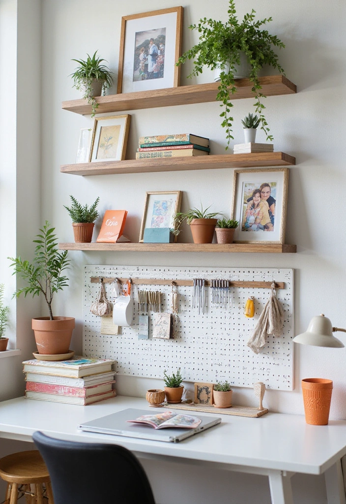 15 Creative Office Ideas That Will Inspire Your Best Work (You Won't Believe #9!) - 6. Wall-Mounted Storage Solutions