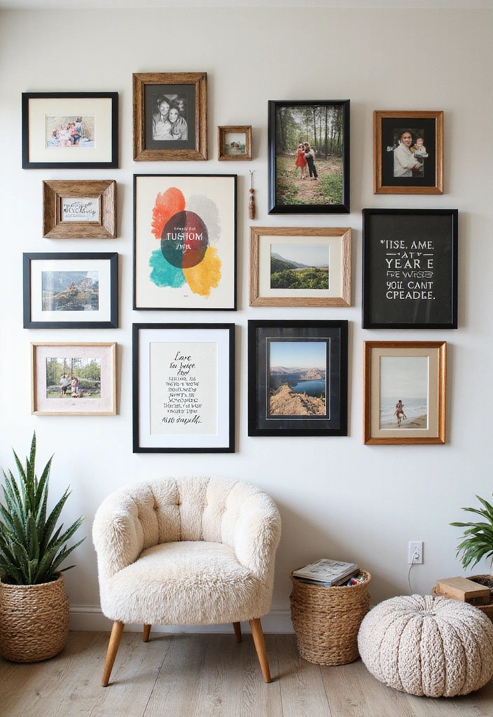 15 Creative Office Ideas That Will Inspire Your Best Work (You Won't Believe #9!) - 1. A Gallery Wall of Inspiration