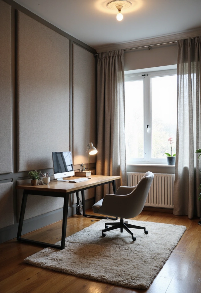 15 Creative Office Ideas That Will Inspire Your Best Work (You Won't Believe #9!) - 10. Soundproofing Elements