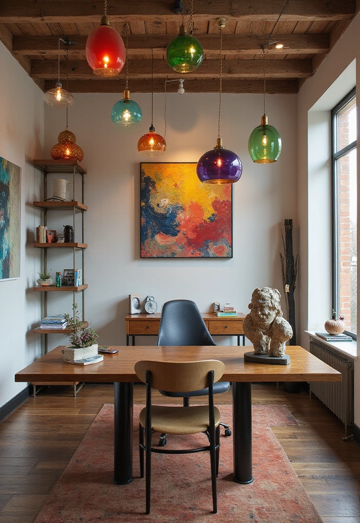 15 Creative Office Ideas That Will Inspire Your Best Work (You Won't Believe #9!) - 14. Artistic Decor
