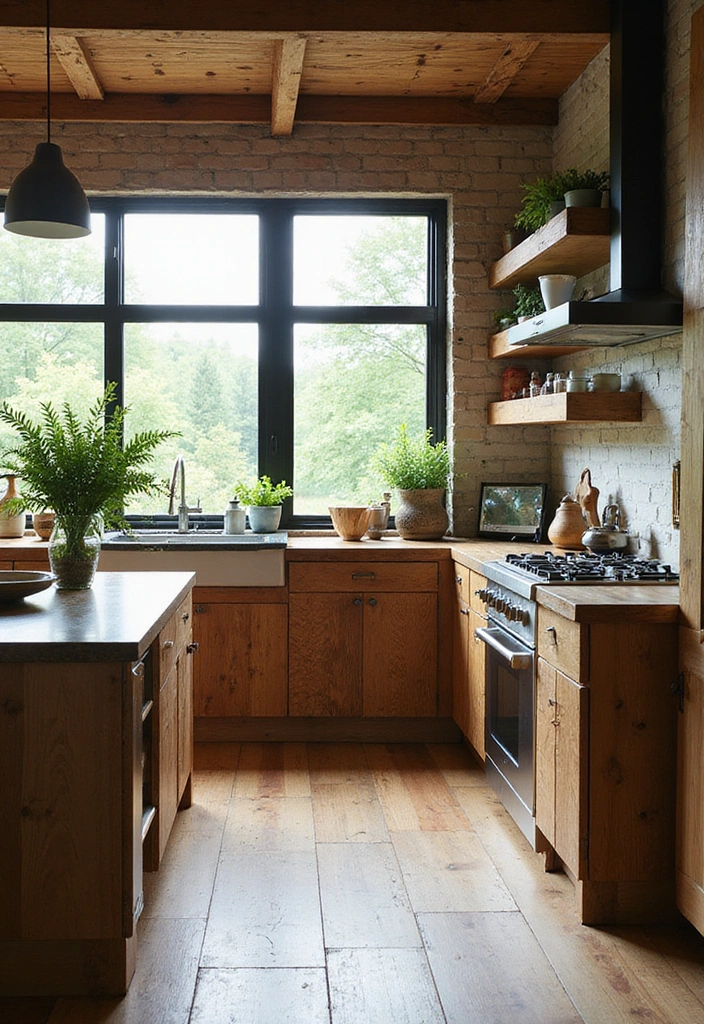 15 Cozy Farmhouse Kitchen Designs That'll Inspire Your Next Remodel! - 12. Eco-Friendly Farmhouse Design
