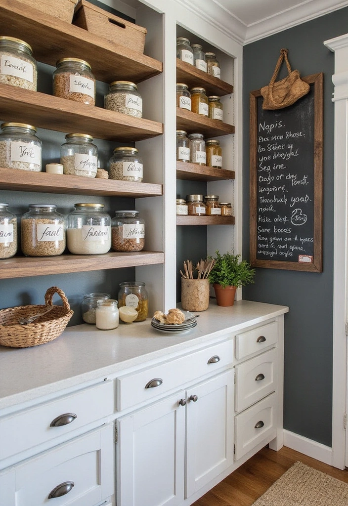 15 Cozy Farmhouse Kitchen Designs That'll Inspire Your Next Remodel! - 14. Farmhouse Style Pantry