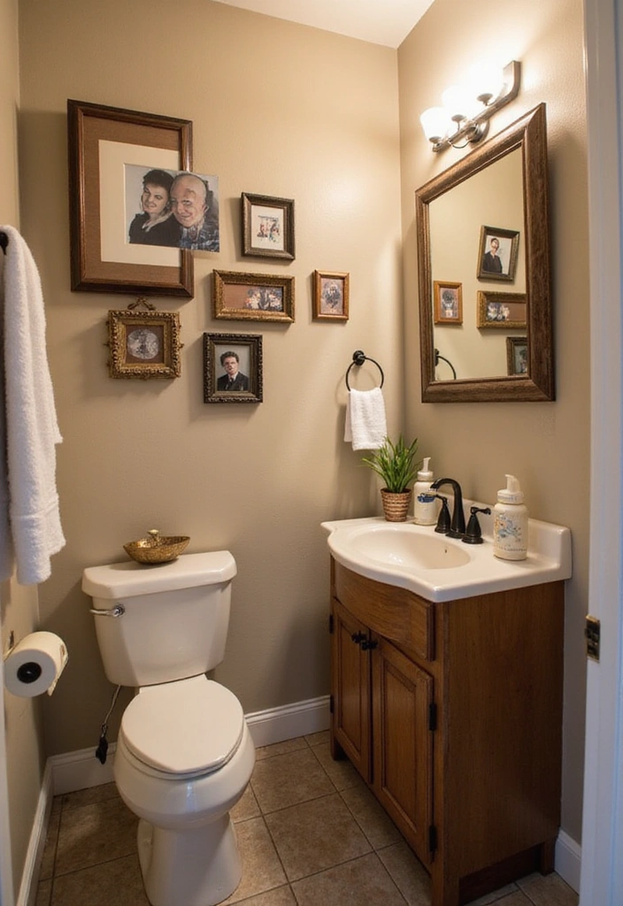 21 Stunning Farmhouse Bathroom Ideas That Will Transform Your Space (And #8 Is a Must-See!) - 21. Personal Touches