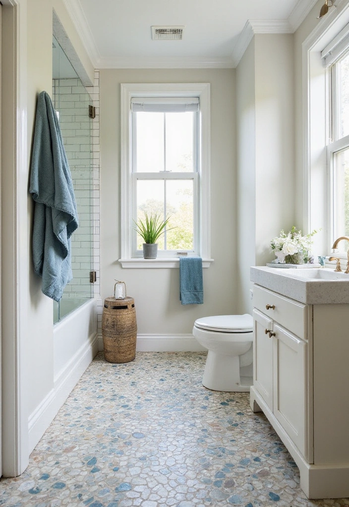21 Stunning Farmhouse Bathroom Ideas That Will Transform Your Space (And #8 Is a Must-See!) - 19. Tile Patterns