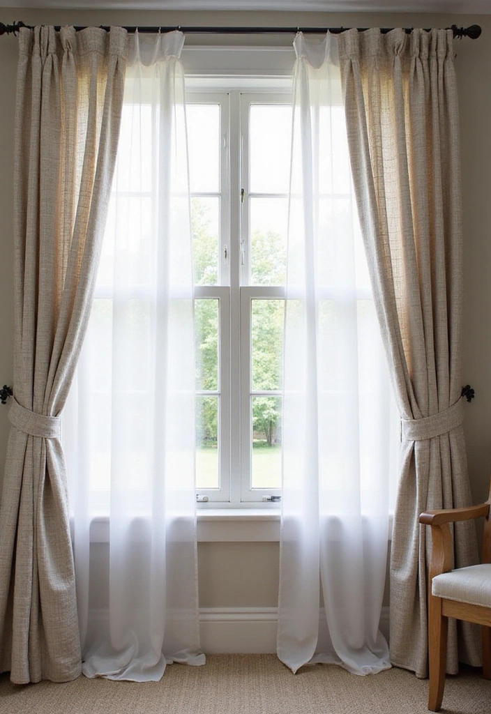 22 Cozy Farmhouse Bedroom Ideas That'll Make You Want to Snuggle In! - 10. Farmhouse Curtains