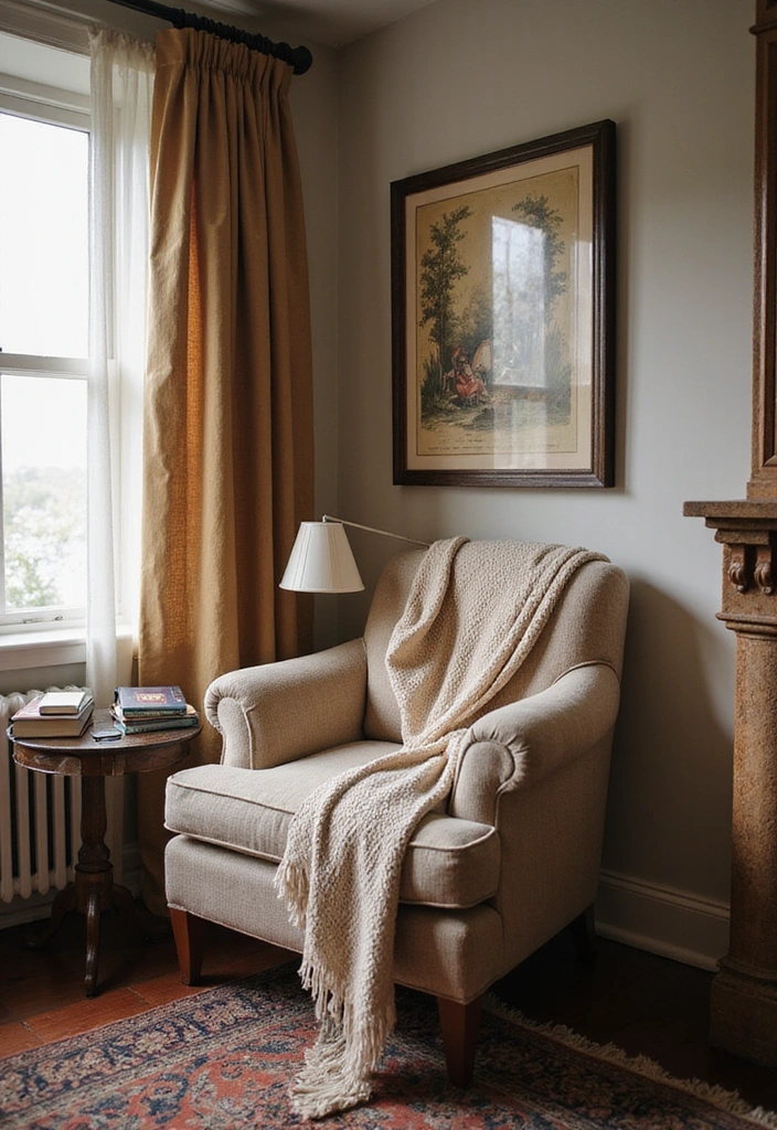 22 Cozy Farmhouse Bedroom Ideas That'll Make You Want to Snuggle In! - 5. Cozy Reading Nooks